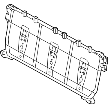 Toyota 71017-52640 Frame Sub-Assembly, Rear Seat