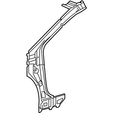 Toyota 61023-12430 Pillar Sub-Assembly, Front