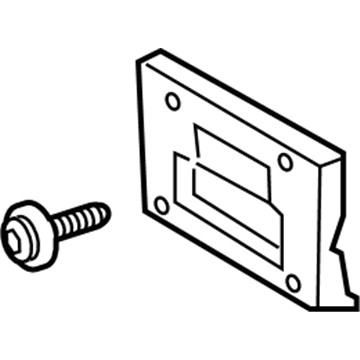 Toyota 75101-02030 License Bracket