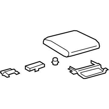 Toyota 58905-60230-E0 Door Sub-Assy, Console Compartment