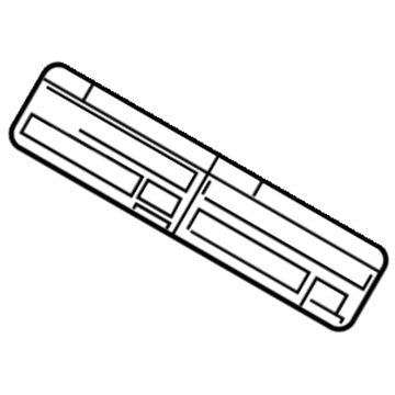 Toyota 88723-04050 A/C Label