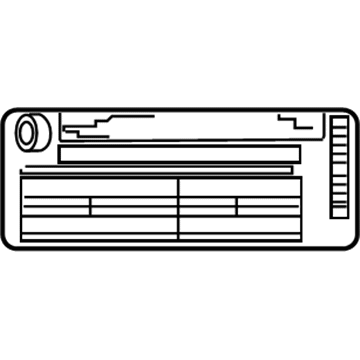 Toyota 42661-AD110 Tire Info Label