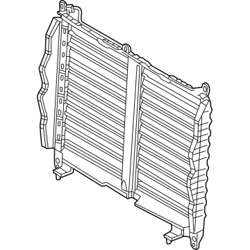 Toyota 53180-0C010 SHUTTER ASSY, RADIAT