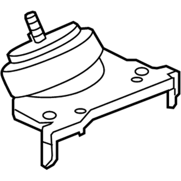 Toyota 12362-0P020 Insulator, Engine Mounting, Front LH