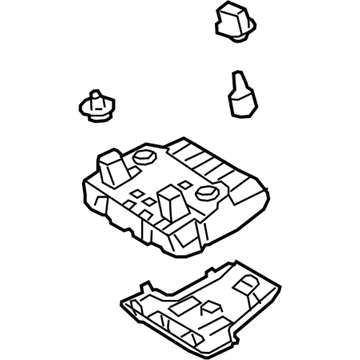 Toyota 81208-47120-B0 Map Lamp Assembly