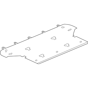 Toyota 58570-60531-A1 Trunk Carpet