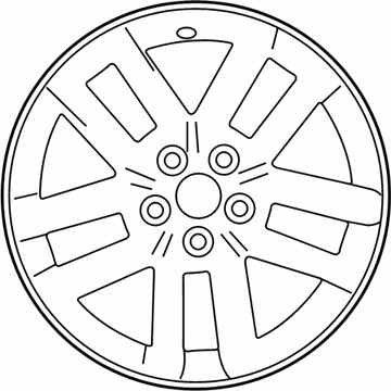 Toyota 42611-0E180 Wheel, Disc