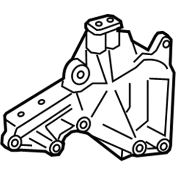 Toyota 12315-31091 Bracket, Engine Mounting, Front LH