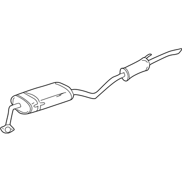 1999 Toyota Sienna Exhaust Pipe - 17430-0A121