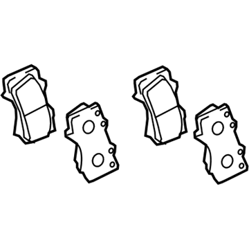 Toyota 04465-0C020 Brake Pads