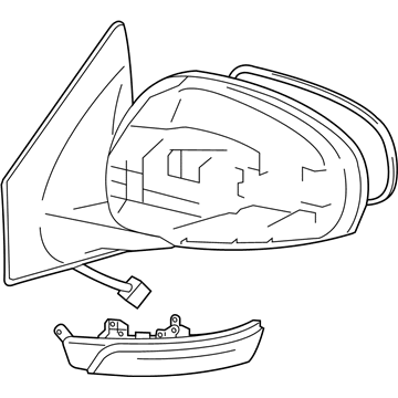 Scion 87910-74090 Mirror Assembly