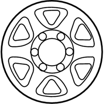 Toyota 42611-60150 Wheel, Alloy