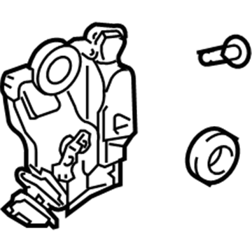 Toyota 69040-02440 Lock Assembly