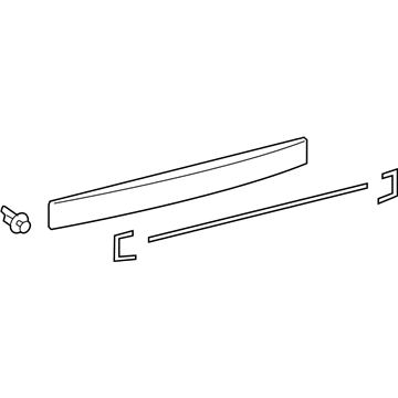 Toyota 76801-12A00-J2 Garnish Sub-Assy, Back Door, Outside