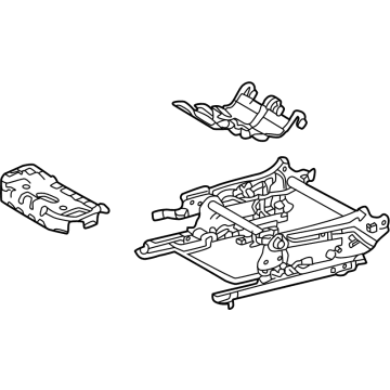 Toyota 71110-0C280 FRAME ASSY, FR SEAT