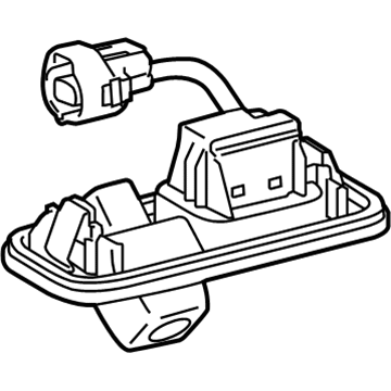 Toyota 867A0-02030 Camera Assembly, TELEVIS