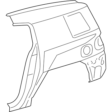 Toyota 61611-35252 Quarter Panel