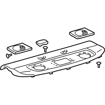 Toyota 64330-47030-B0 Package Tray Trim