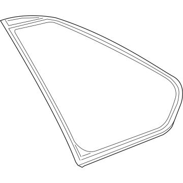 Toyota 62710-0A050 Quarter Glass