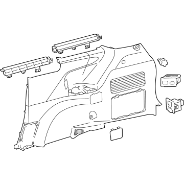 Toyota 62510-08330-B0 Panel Assembly, Quarter