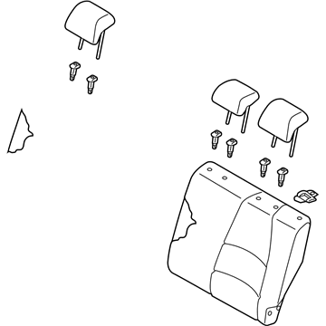 Toyota 71490-WB018 Back Assembly, Rear Seat