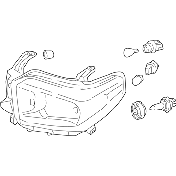 Toyota 81150-0C140 Headlamp Assembly