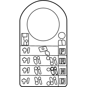 Toyota 7452A-78010 Info Label