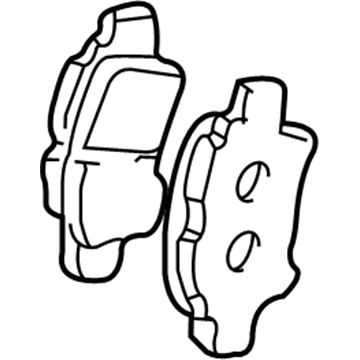 2003 Toyota Echo Brake Pad Set - 04465-52032