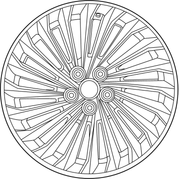 Toyota 42611-62071 Wheel, Alloy