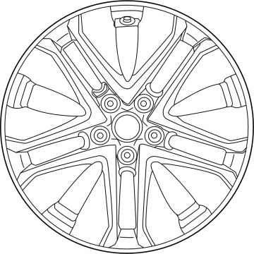 Toyota 42611-62090 WHEEL, DISC