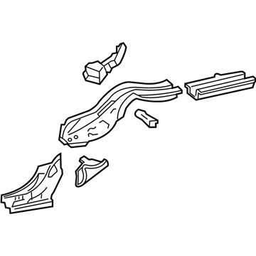 Toyota 57602-47030 Sidemember Assembly