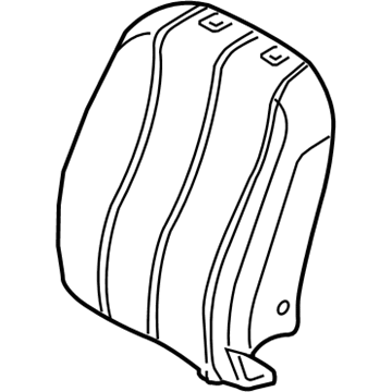 Toyota 71551-08010 Seat Back Pad