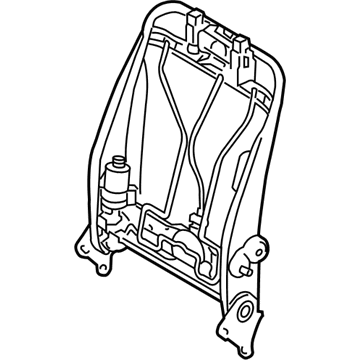 Toyota 71630-08012 Seat Back Frame