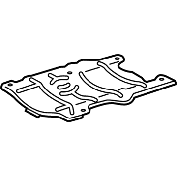 Toyota 12121-0P040 Baffle Plate