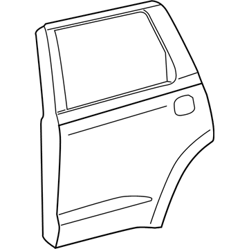 Toyota 67003-0C151 Panel Sub-Assembly, Rear D