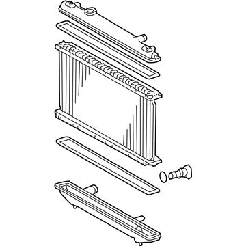 Toyota 16410-AZ014 Radiator Assembly