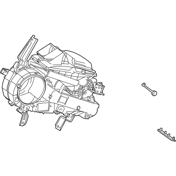 Toyota 87030-0E180 A/C & Heater Assembly, Rear