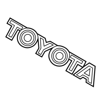 Toyota Echo Emblem - 75441-12760