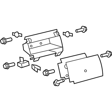 Toyota 55042-0C011-C0 Door Sub-Assembly, Instrument Panel Box