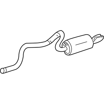 2004 Toyota Sequoia Exhaust Pipe - 17405-0F030