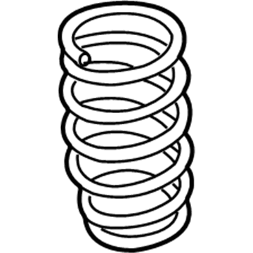 Toyota 48231-60F31 Spring, Coil, Rear