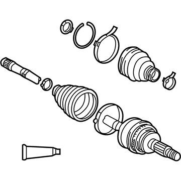 Toyota Sienna Axle Shaft - 42370-09007