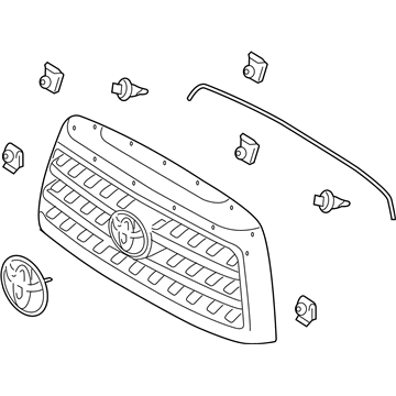 2012 Toyota Sequoia Grille - 53100-0C210-A0