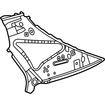 Toyota 61731-48100 Inner Quarter Reinforcement