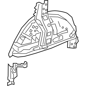 Toyota 61607-0R060 Inner Wheelhouse