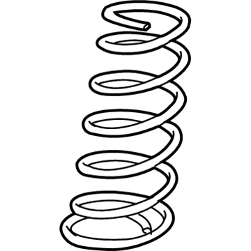 Toyota 48131-74080 Coil Spring, Front