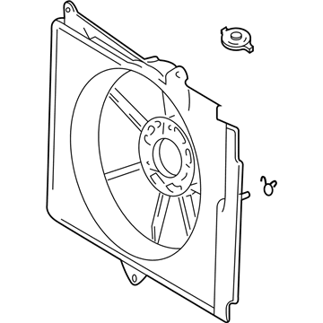 Toyota 16711-21030 Fan Shroud