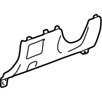 Toyota 55432-01020-E0 Panel, Instrument Panel Finish, Lower