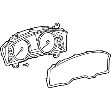 Toyota 83800-6AW23 Meter Assembly, COMBINAT