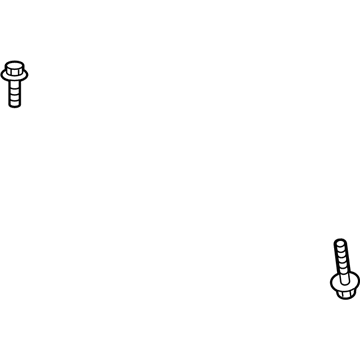Toyota 91671-80635 Lower Bracket Bolt